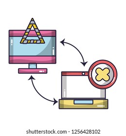 technology computing cartoon