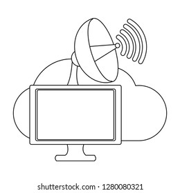 technology computing cartoon