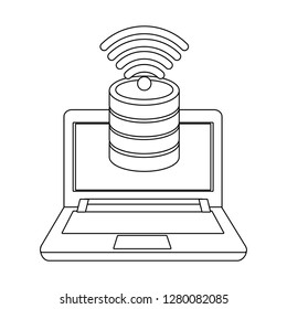 technology computing cartoon