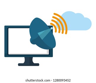 technology computing cartoon