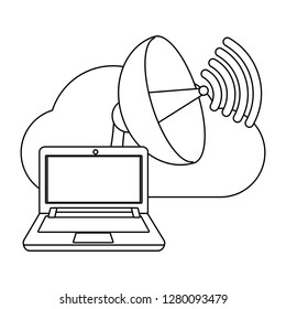 technology computing cartoon