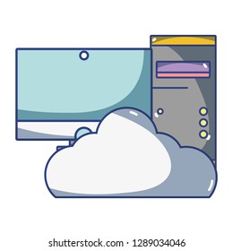 technology computing cartoon