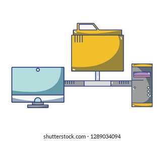 technology computing cartoon