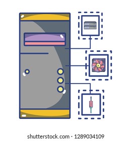 technology computing cartoon