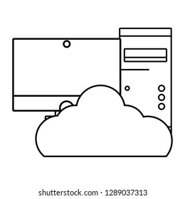 technology computing cartoon