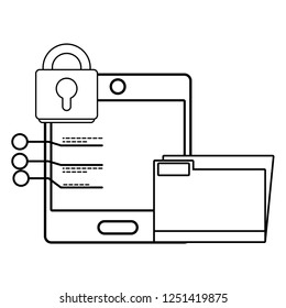 technology computing security cartoon