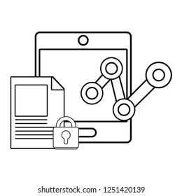 technology computing security cartoon