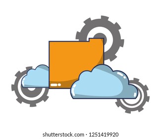 technology computing support cartoon