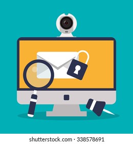 Technology concept about devices design, vector illustration 10 eps graphic.