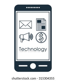 Technology concept about gadget design, vector illustration eps 10