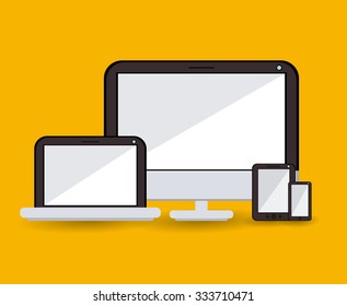 Technology concept about gadget design, vector illustration eps 10
