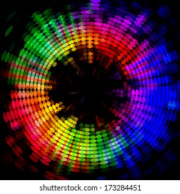 Technology concept abstract dotted background design.