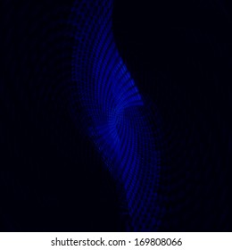 Concepto tecnológico fondo ondulado futurista abstracto (ideal para trabajos de diseño de portada o de concepto de negocio)