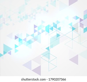 Technology concept background. Abstract colorful line. High tech infinity. Graphic concept for your design 