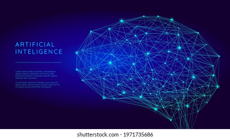 Technology concept background banner, big data analytics, blockchain technology, deep learning, artificial inteligence

