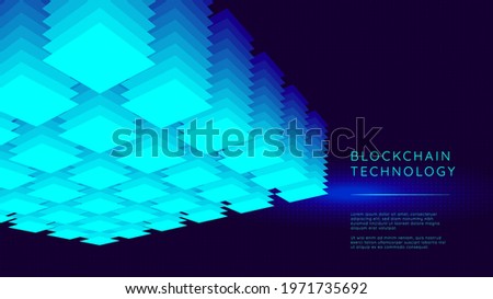 Technology concept background banner, big data analytics, blockchain technology, deep learning, artificial inteligence


