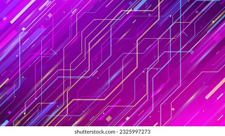 Technologie-Konzept, Hintergrund. Schalttafel. Vektorgrafik