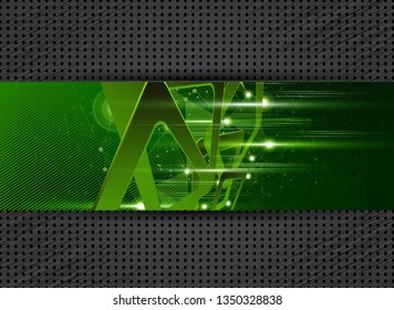 Technology concept background ready for presentation, vector illustration