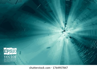 Technology concept background ready for presentation, vector 3d illustration