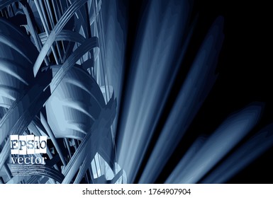 Technology concept background ready for presentation, vector 3d illustration