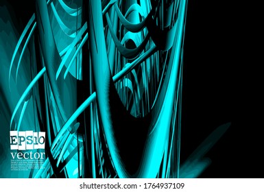 Technology concept background ready for presentation, vector 3d illustration