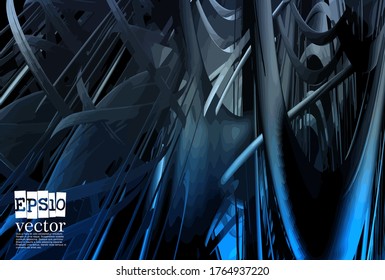 Technology concept background ready for presentation, vector 3d illustration
