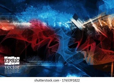 Technology concept background ready for presentation, vector 3d illustration