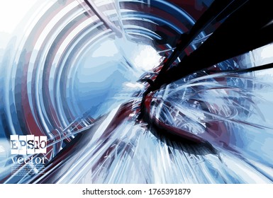 Technology concept background ready for presentation, vector 3d illustration