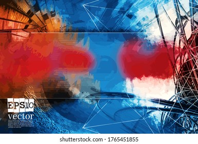 Technology concept background ready for presentation, vector 3d illustration