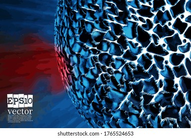 Technology concept background ready for presentation, vector 3d illustration