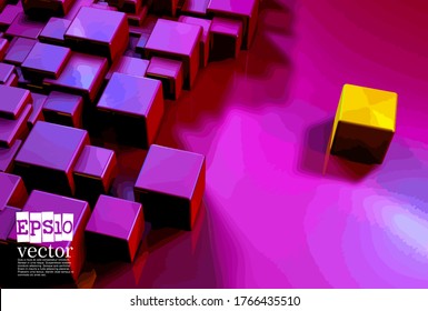 Technology concept background ready for presentation, vector 3d illustration