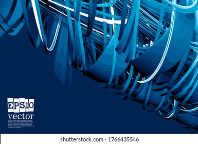 Technology concept background ready for presentation, vector 3d illustration