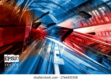 Technology concept background ready for presentation, vector 3d illustration