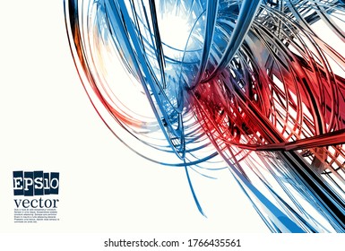 Technology concept background ready for presentation, vector 3d illustration
