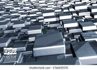 Technology concept background ready for presentation, vector 3d illustration