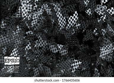 Technology concept background ready for presentation, vector 3d illustration