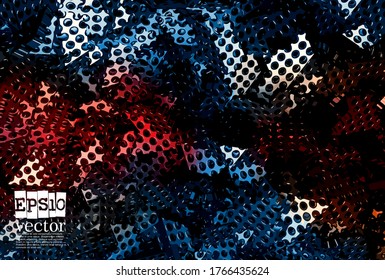 Technology concept background ready for presentation, vector 3d illustration