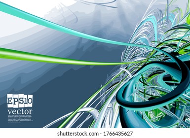 Technology concept background ready for presentation, vector 3d illustration