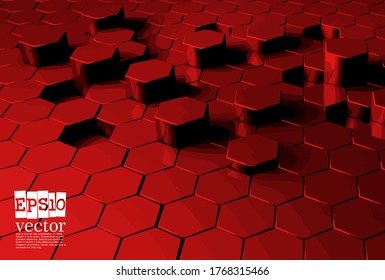 Technology concept background ready for presentation, vector 3d illustration