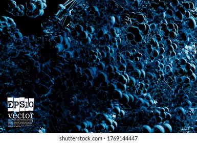 Technology concept background ready for presentation, vector 3d illustration