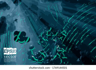 Technology concept background ready for presentation, vector 3d illustration