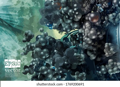 Technology concept background ready for presentation, vector 3d illustration