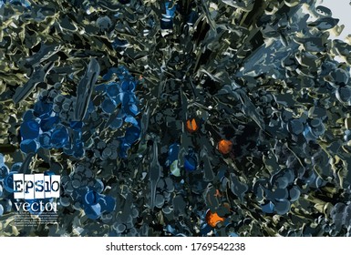 Technology concept background ready for presentation, vector 3d illustration