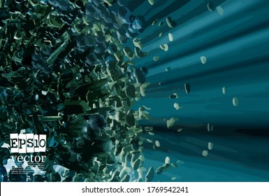 Technology concept background ready for presentation, vector 3d illustration