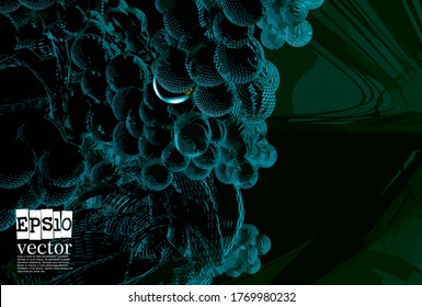 Technology concept background ready for presentation, vector 3d illustration