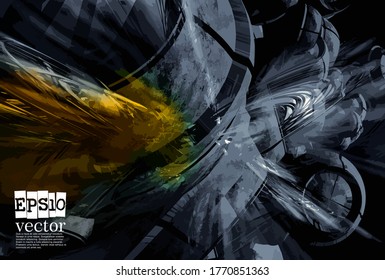 Technology concept background ready for presentation, vector 3d illustration