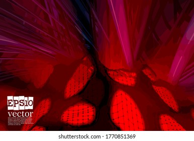 Technology concept background ready for presentation, vector 3d illustration