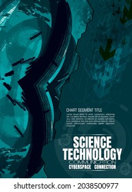 Technology concept background ready for presentation, vector illustration