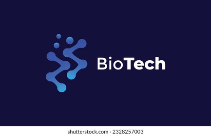 Technology concept blue color digital web networking