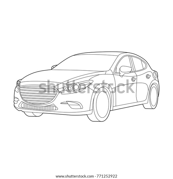 Technology concept, Car details, Line art, Vector\
illustration, Car set, Transport illustration,Car illustration,\
Automobile, Vector Illustration, Transportation icons, Technology\
icon and concept